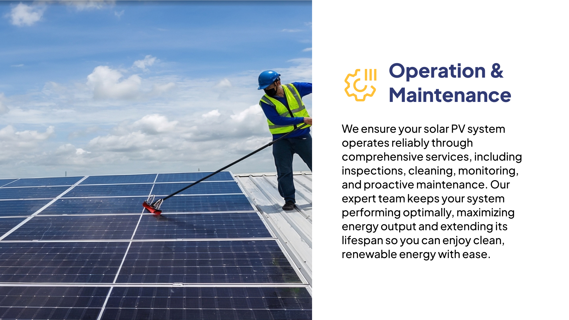 operation & maintance plts